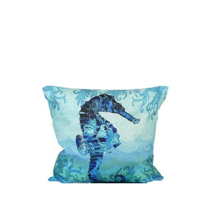 In the Ocean Seahorse Cushion - Image 2