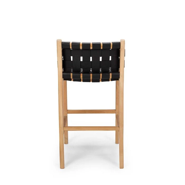Indo Barstool High Back 650SH - Woven leather - Image 19