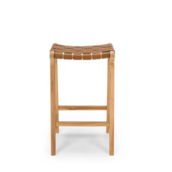 Indo Barstool 660SH - Woven leather - Image 5