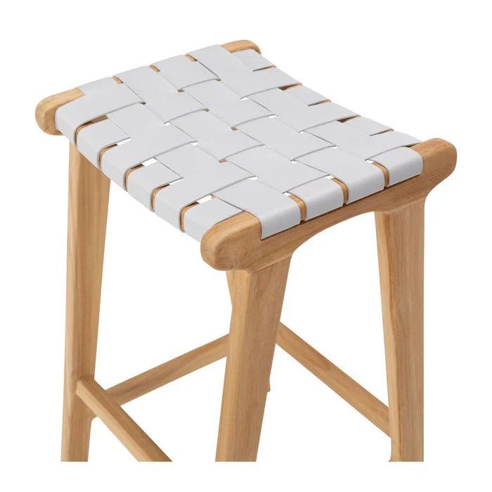 Indo Barstool 660SH - Woven leather - Image 8