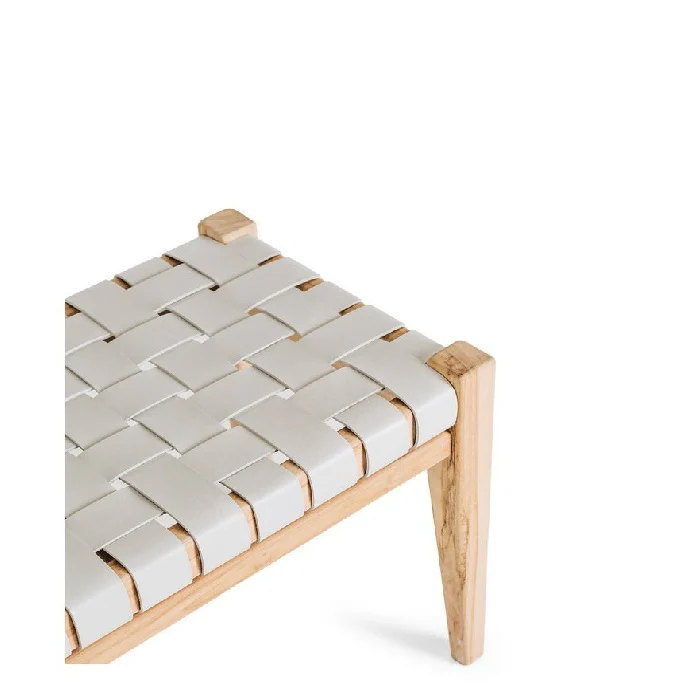 Indo Bench Seat 1500w - Woven leather - Image 20