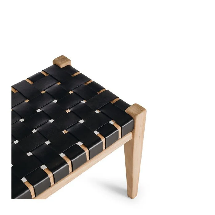 Indo Bench Seat 1500w - Woven leather - Image 7