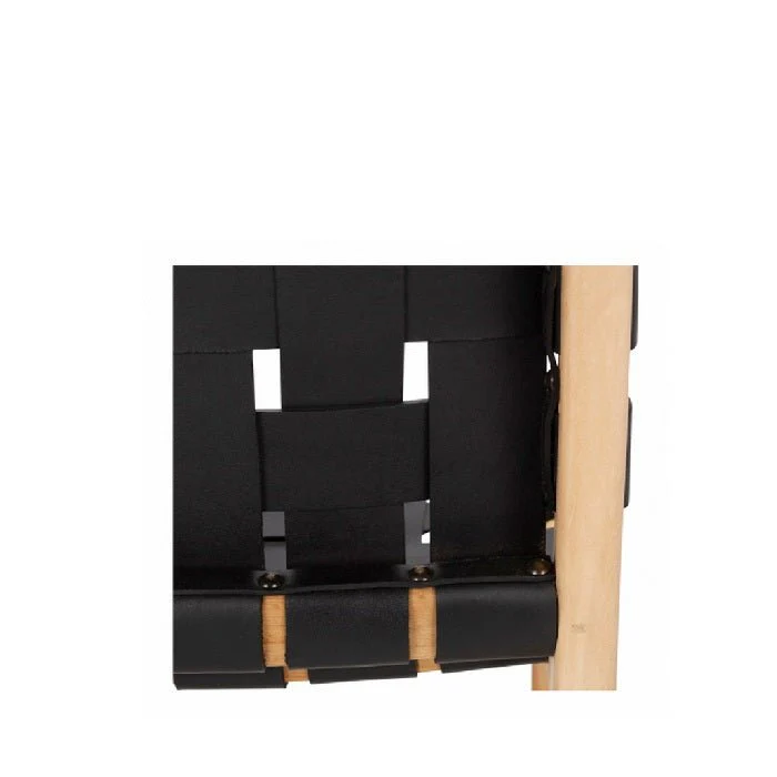 Indo Dining Chair - Woven leather - Image 22