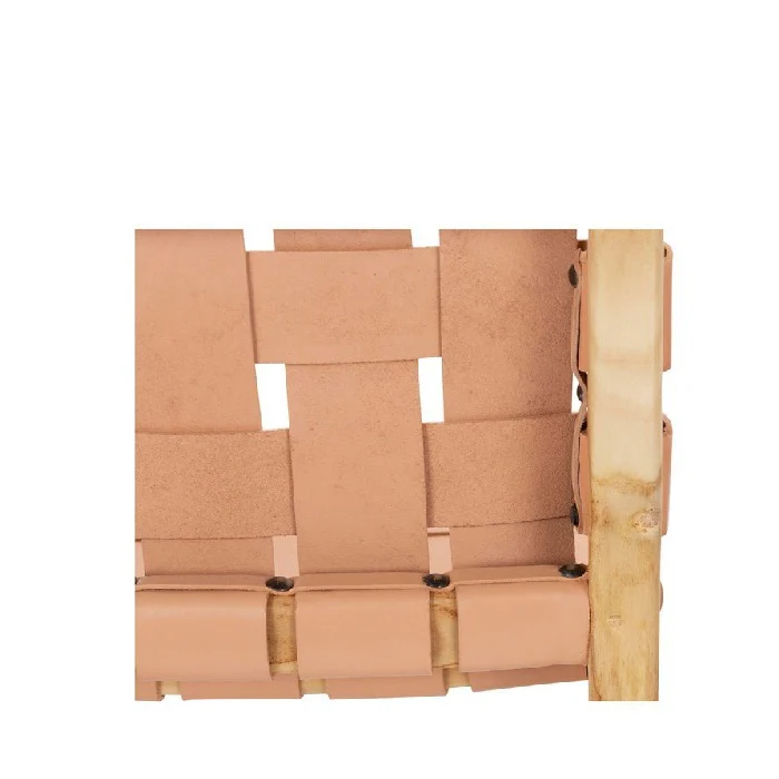 Indo Dining Chair - Woven leather - Image 25