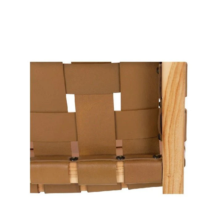 Indo Dining Chair - Woven leather - Image 26