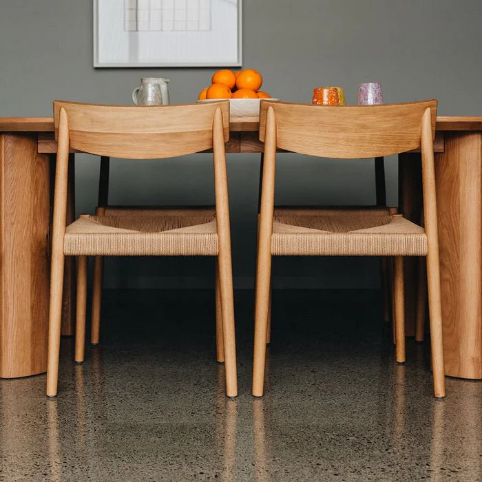 Ingrid Dining Chair - Natural Cord Seat - Image 7