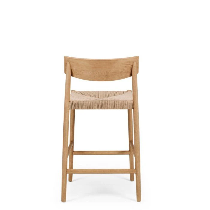 Ingrid Highback Barstool (Natural Oak) Cord- 660SH - Image 3