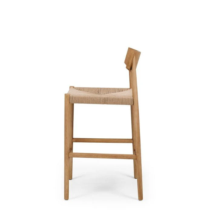 Ingrid Highback Barstool (Natural Oak) Cord- 660SH - Image 4