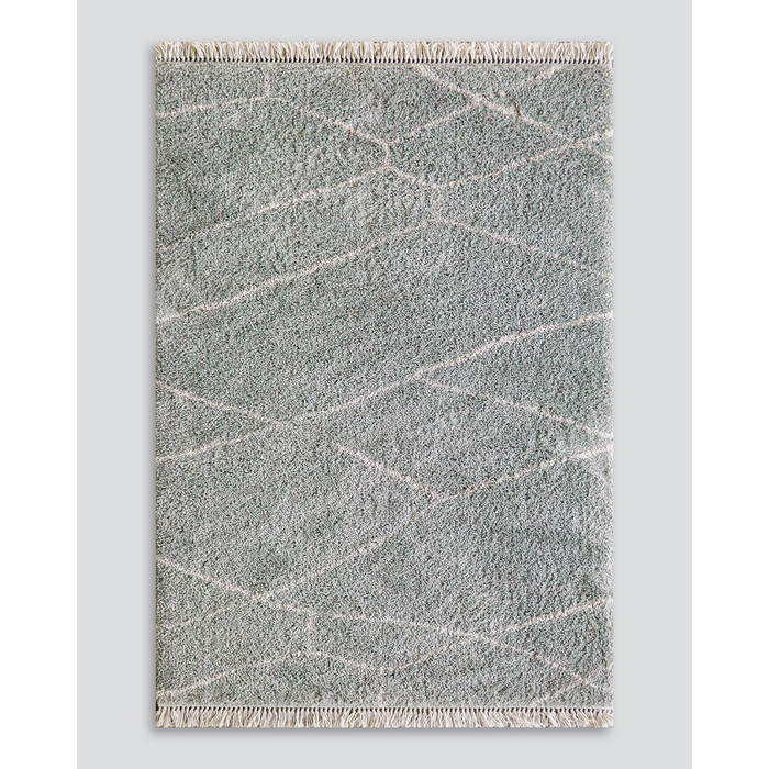 Intrepid Neos Floor Rug - Mist Blue (100% Polypropylene) - Image 5