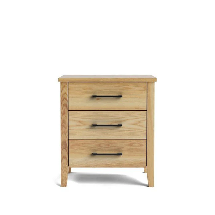 Ivydale Bedside Wide - Crafted in Ash - Image 21