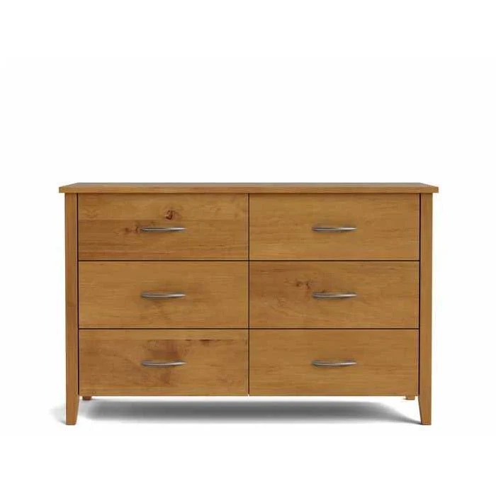 Ivydale Lowboy 6 Drawer - Pine - Image 3