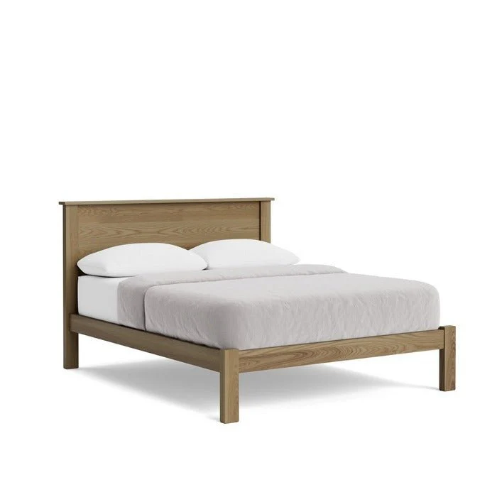Ivydale Slatframe with Panelled headboard - Ash