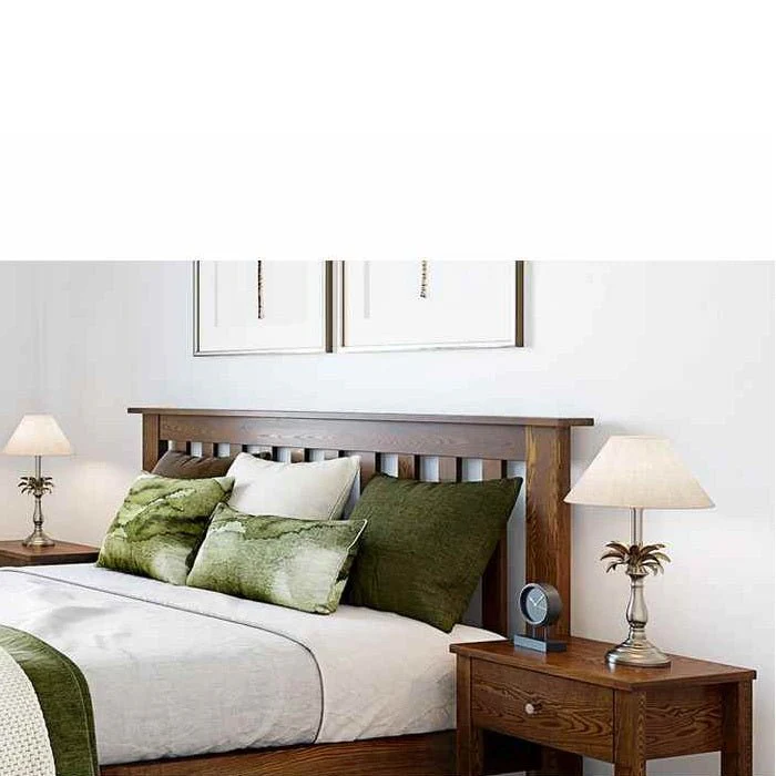 Ivydale Slatframe with Panelled headboard - Ash - Image 10