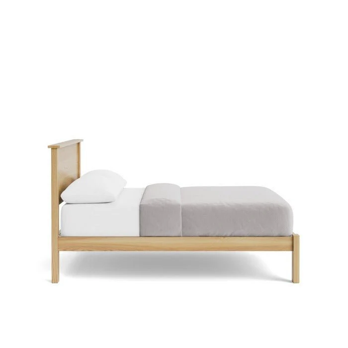 Ivydale Slatframe with Panelled headboard - Ash - Image 7