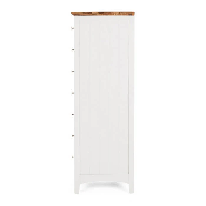 Jessica Tallboy 7 Drawer - Oak Top - Image 4