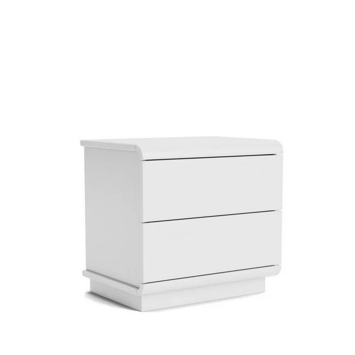 Karamea Bedside 2 Drawer - With Cut Out (Pine) - Image 10