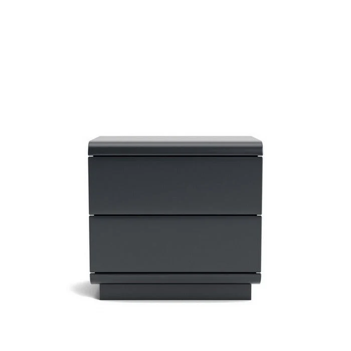 Karamea Bedside 2 Drawer - With Cut Out (Pine) - Image 2