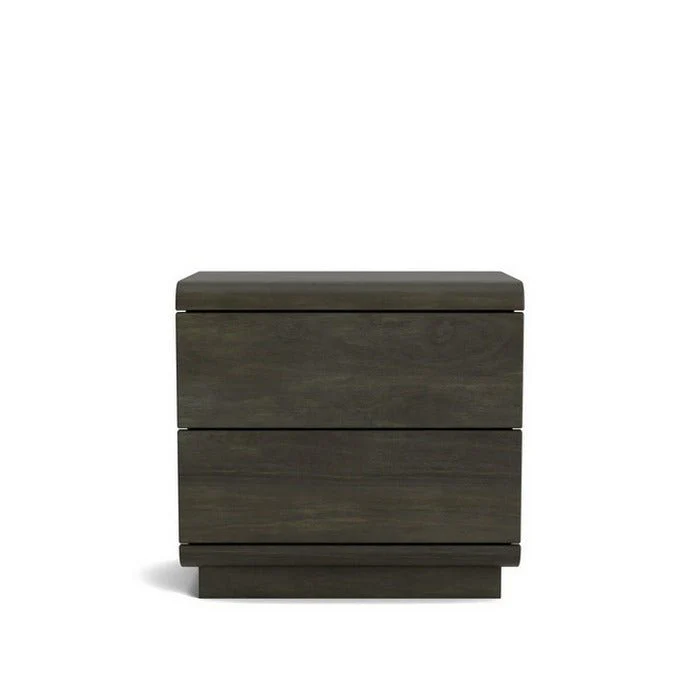 Karamea Bedside 2 Drawer - With Cut Out (Pine) - Image 4