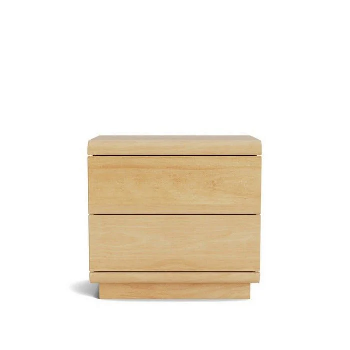 Karamea Bedside 2 Drawer - With Cut Out (Pine) - Image 5