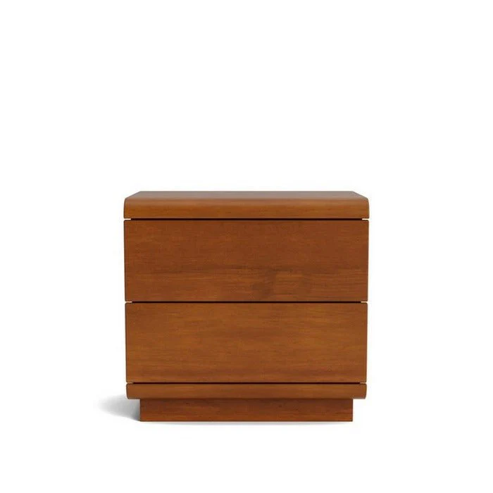 Karamea Bedside 2 Drawer - With Cut Out (Pine) - Image 7