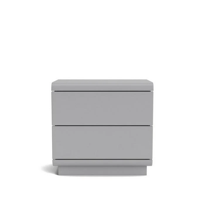 Karamea Bedside 2 Drawer - With Cut Out (Pine) - Image 8