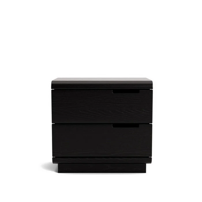 Karamea Bedside 2 Drawer - With Cut Out (Ash) - Image 2