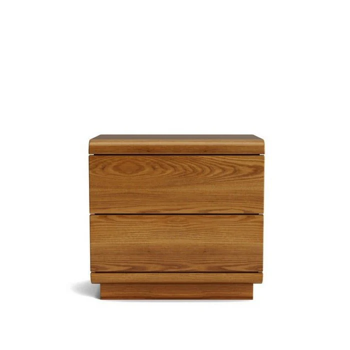 Karamea Bedside 2 Drawer - With Cut Out (Ash) - Image 4