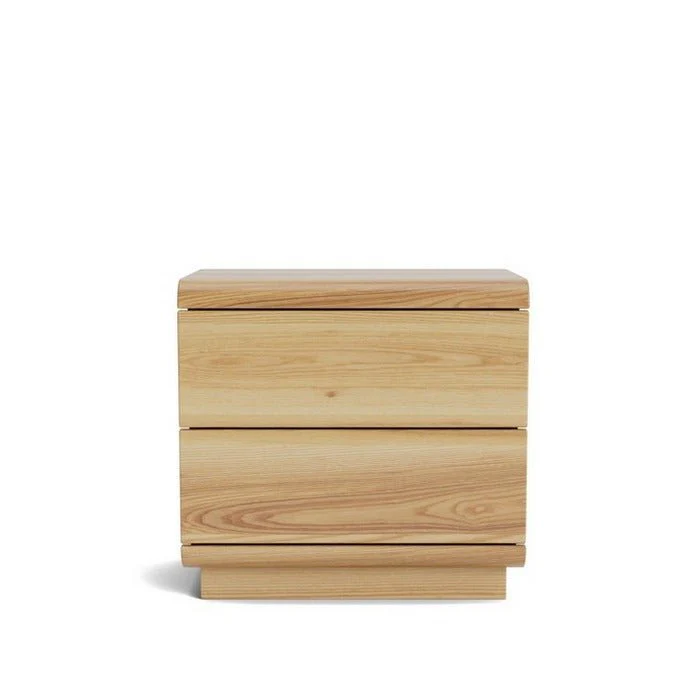 Karamea Bedside 2 Drawer - With Cut Out (Ash) - Image 5