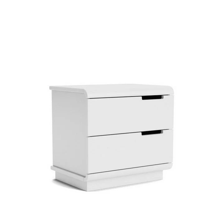 Karamea Bedside 2 Drawer - With Cut Out (Pine) - Image 10