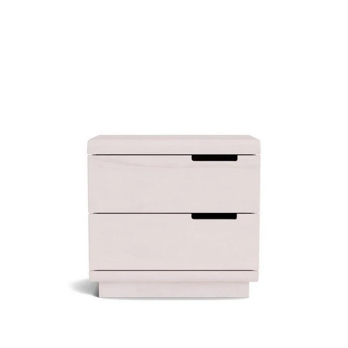 Karamea Bedside 2 Drawer - With Cut Out (Pine) - Image 11