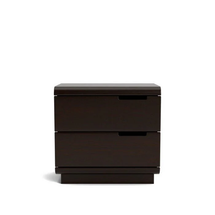 Karamea Bedside 2 Drawer - With Cut Out (Pine) - Image 3