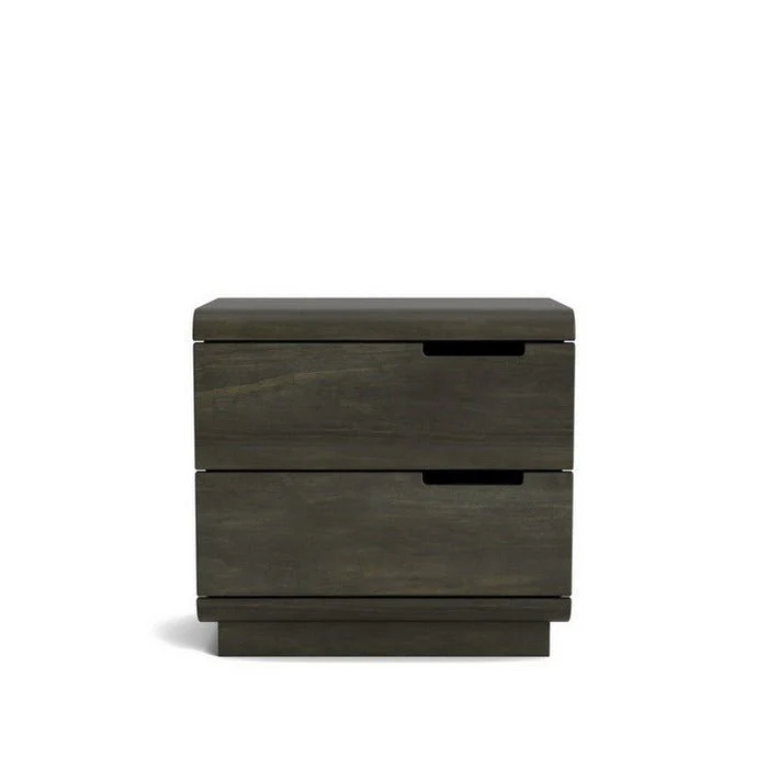 Karamea Bedside 2 Drawer - With Cut Out (Pine) - Image 4