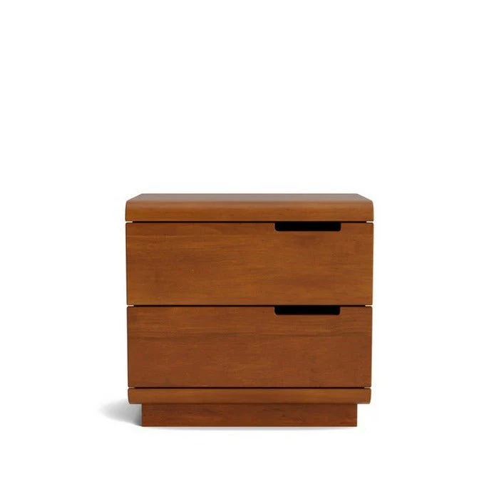 Karamea Bedside 2 Drawer - With Cut Out (Pine) - Image 7