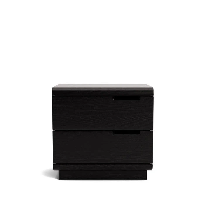 Karamea Bedside 2 Drawer - With Cut Out (Ash) - Image 2