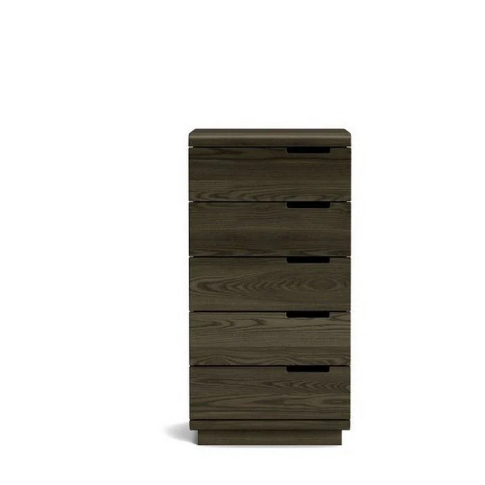 Karamea Lingerie Chest 5 Drawer - With Cut Out (Ash) - Image 3