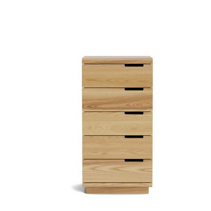 Karamea Lingerie Chest 5 Drawer - With Cut Out (Ash) - Image 6