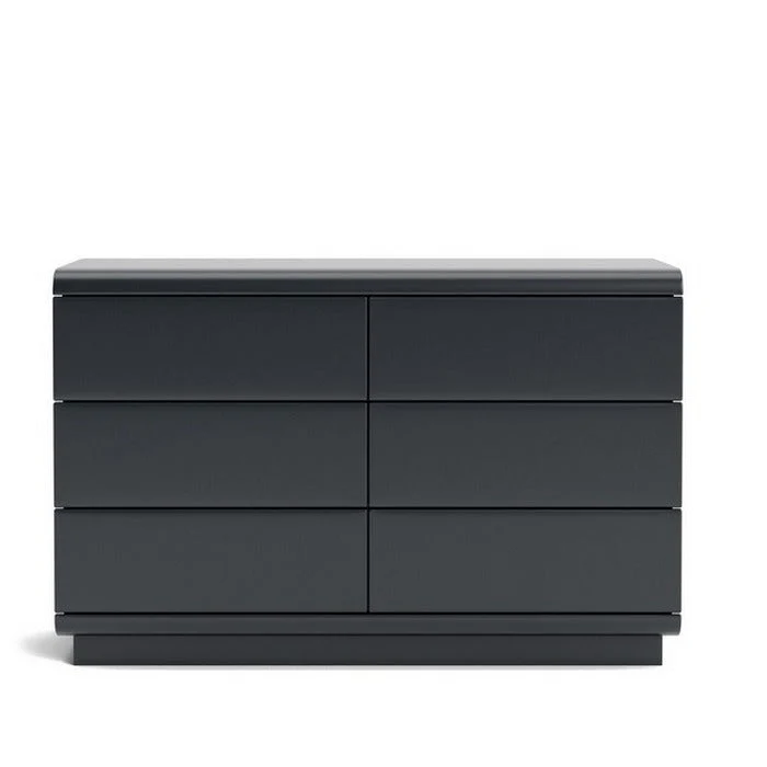 Karamea Lowboy 6 Drawer - With Cut Out (Pine) - Image 2