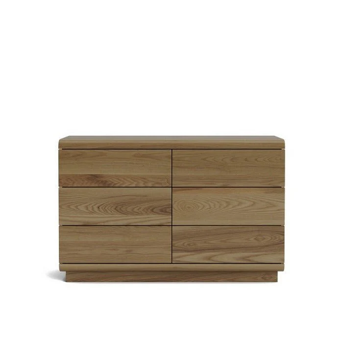 Karamea Lowboy 6 Drawer - With Cut Out (Ash)