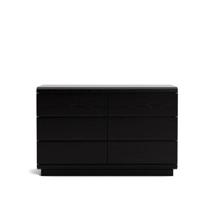 Karamea Lowboy 6 Drawer - With Cut Out (Ash) - Image 2
