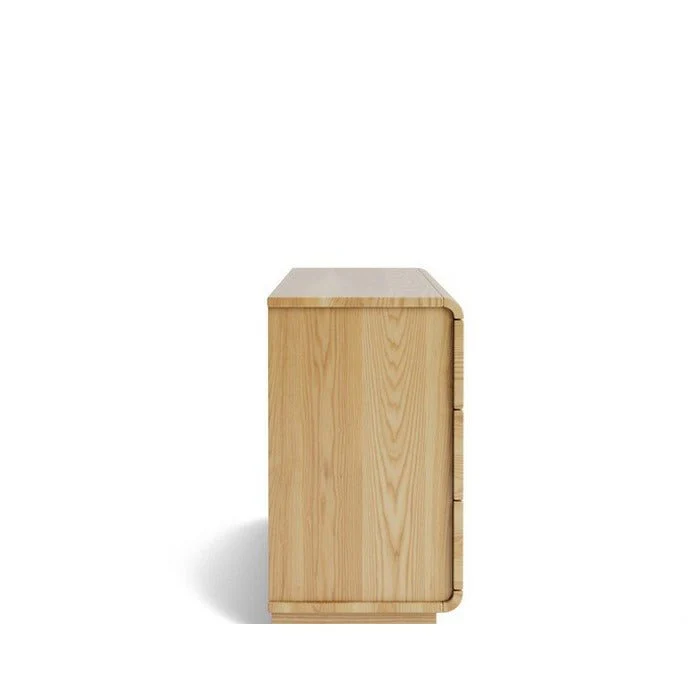 Karamea Lowboy 6 Drawer Large 1445w - With Cut Out (Ash) - Image 8
