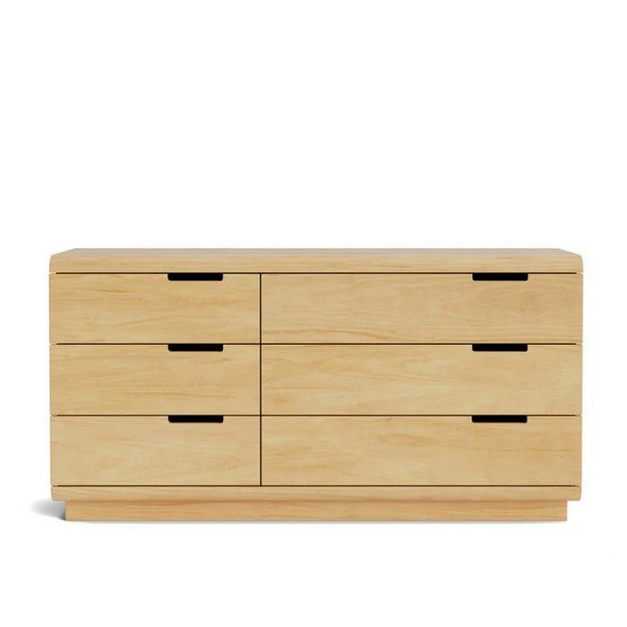 Karamea Lowboy 6 Drawer Large 1445w - With Cut Out (Pine) - Image 5