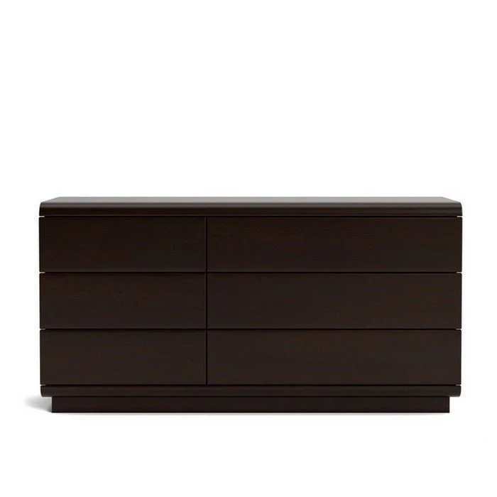 Karamea Lowboy 6 Drawer Large 1445w - With Cut Out (Pine) - Image 3