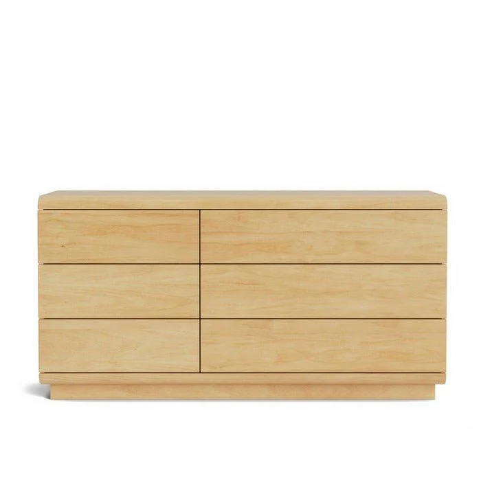 Karamea Lowboy 6 Drawer Large 1445w - With Cut Out (Pine) - Image 5
