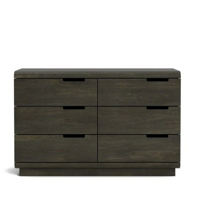 Karamea Lowboy 6 Drawer - With Cut Out (Pine) - Image 4