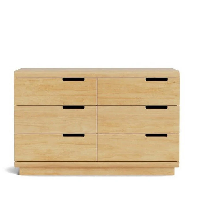 Karamea Lowboy 6 Drawer - With Cut Out (Pine) - Image 5