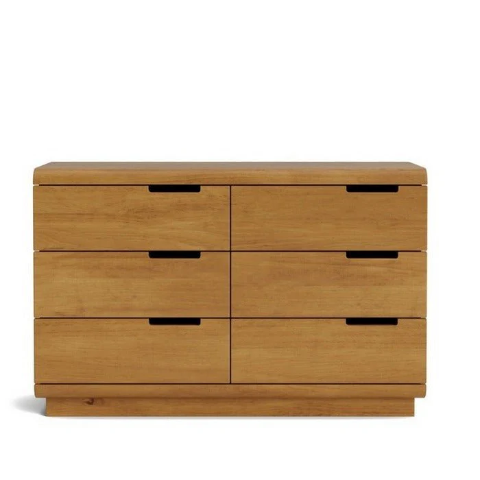 Karamea Lowboy 6 Drawer - With Cut Out (Pine) - Image 6