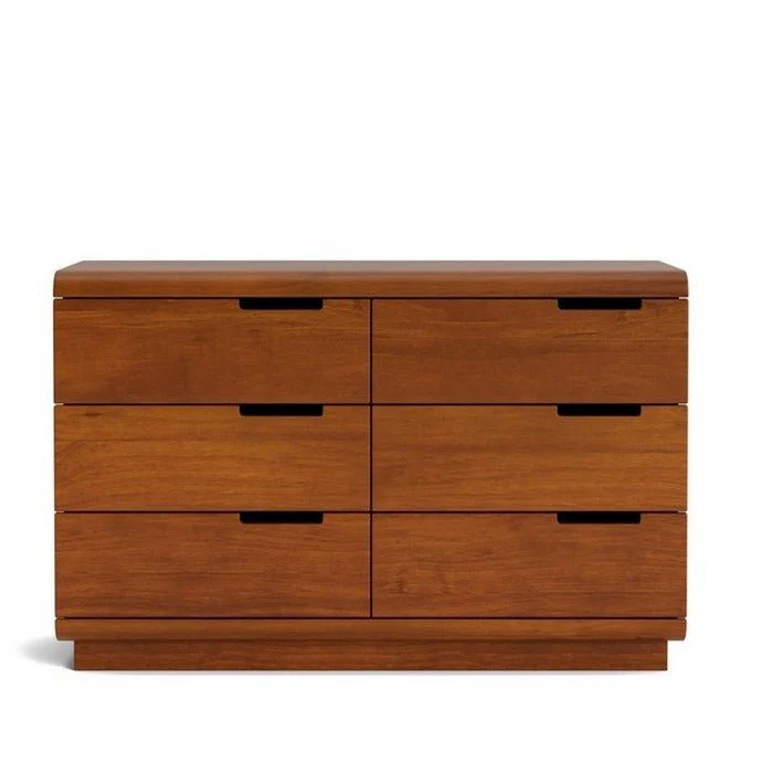 Karamea Lowboy 6 Drawer - With Cut Out (Pine) - Image 7