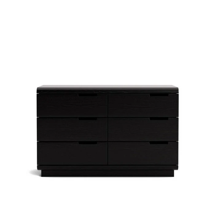 Karamea Lowboy 6 Drawer - With Cut Out (Ash) - Image 2