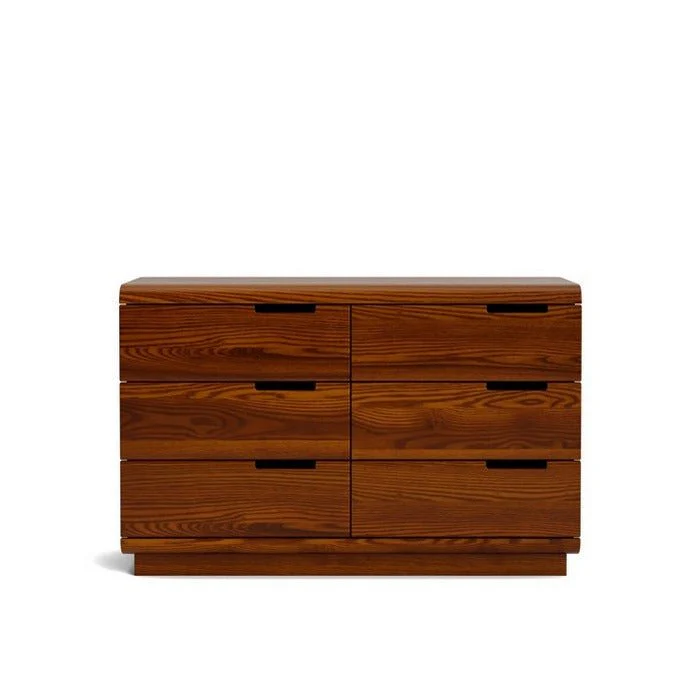 Karamea Lowboy 6 Drawer - With Cut Out (Ash) - Image 5