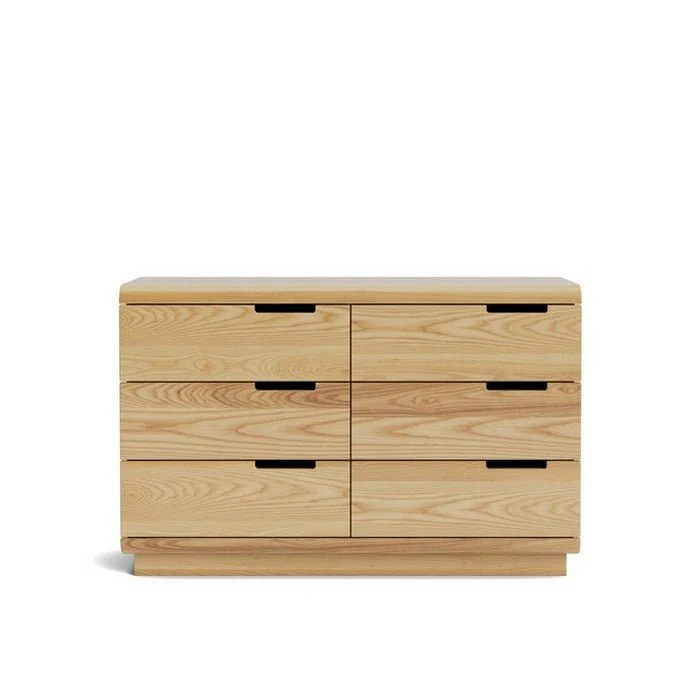 Karamea Lowboy 6 Drawer - With Cut Out (Ash) - Image 6
